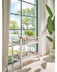 Weekender Coastal Living Home / Jupiter - Bar Cart - White
