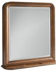 New Lou - Vertical Storage Mirror - Dark Brown