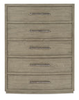 Linville Falls - Pisgah 5-Drawer Chest - Gray