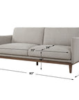 Freefall - Gray Ceruse Sofa
