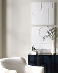 Contours - White Wall Decor (Set of 2)