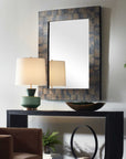 Burke - Wooden Mirror - Light Brown