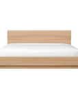 Round Off - Queen Bed - Natural Oak