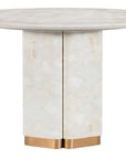 Eleana - Round Dining Table - White