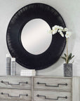 Sailor's Knot - Round Mirror - Black