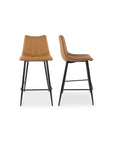 Alibi - Counter Stool (Set of 2) - Tan