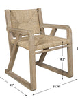 Chatham Seagrass - Dining Chair - Light Brown
