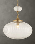 Bellaire - 1 Light Glass Shade Pendant - Gold