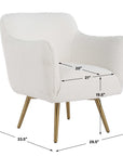 Oasis - White Swivel Chair