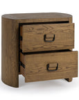 Kyrie - 2 Drawer Nightstand - Tawny Brown