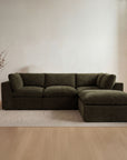 Cates - Dream Modular Sectional - Dark Green
