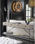 Coalesce - Barber Console - Pearl Silver