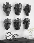 Self-Portrait - Metallic Wall Decor (Set of 6)