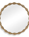 Marietta - Round Brass Mirror - Brass / Gold