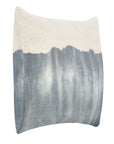 Cora - TL Pillow - Natural / Denim Blue
