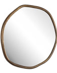 Ambrose - Indoor-Outdoor Round Mirror - Brass / Gold