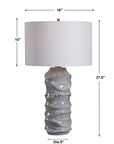Waves - Table Lamp - Blue & White