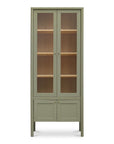 Hannah - Tall Display Cabinet - Green