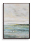 Awakening - Hand Painted Landscape Art - Blue / Brown / Green / White / Yellow