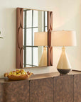 Macario - Mid-Century Wood Mirror - Woodtone