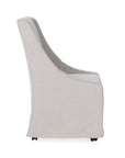 Warwick - Upholstered Rolling Dining Chair