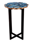 Azul - Agate Accent Table - Blue