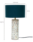 Terrazzo - Cylinder Table Lamp - Multicolor
