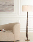 Tyree - Marble Floor Lamp - Brown