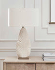 Palm Leaf - Table Lamp - White
