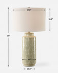 Laurel - Sage Ceramic Table Lamp - Green