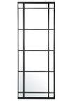 Atticus - Large Rectangular Mirror - Black