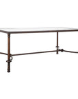 Warring - Iron Coffee Table - Dark Brown