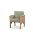 Bauer - Dining Chair - Sage Green / Light Brown