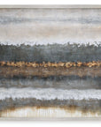 Layers - Landscape Art - Pearl Silver