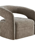 Breis - Swivel Barrel Chair - Gray