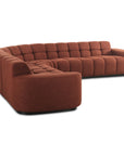 Roman - L-Shaped Sectional - Rust