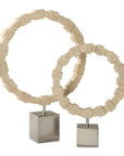 Ivory Fusion - Stone Rings (Set of 2)