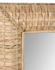 Twisted Seagrass - Large Mirror - Woodtone