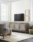 Commerce And Market - 80" Entertainment Console - Light Brown