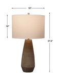 Volterra - Table Lamp - Taupe-Gray