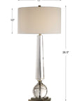 Crista - Crystal Lamp - Pearl Silver