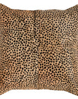 Leopard - 20" x 20" Pillow - Camel / Black