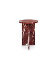 Grace - Accent Table Levante Marble - Red / Rosso