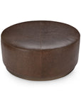 Clair - Leather Round Table