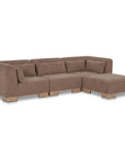 June - Lounge Modular Sectional - Dark Brown