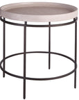 Coalesce - End Table - Pearl Silver