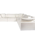 Clay - Livesmart Fabric Classic L Modular Sectional - Cream