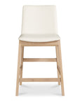 Deco - Counter Stool - White / Light Brown