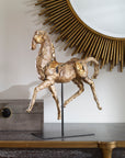 Caballo - Dorado Horse Sculpture - Gold