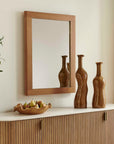 Bishop - Gunstock Oak Mirror - Woodtone